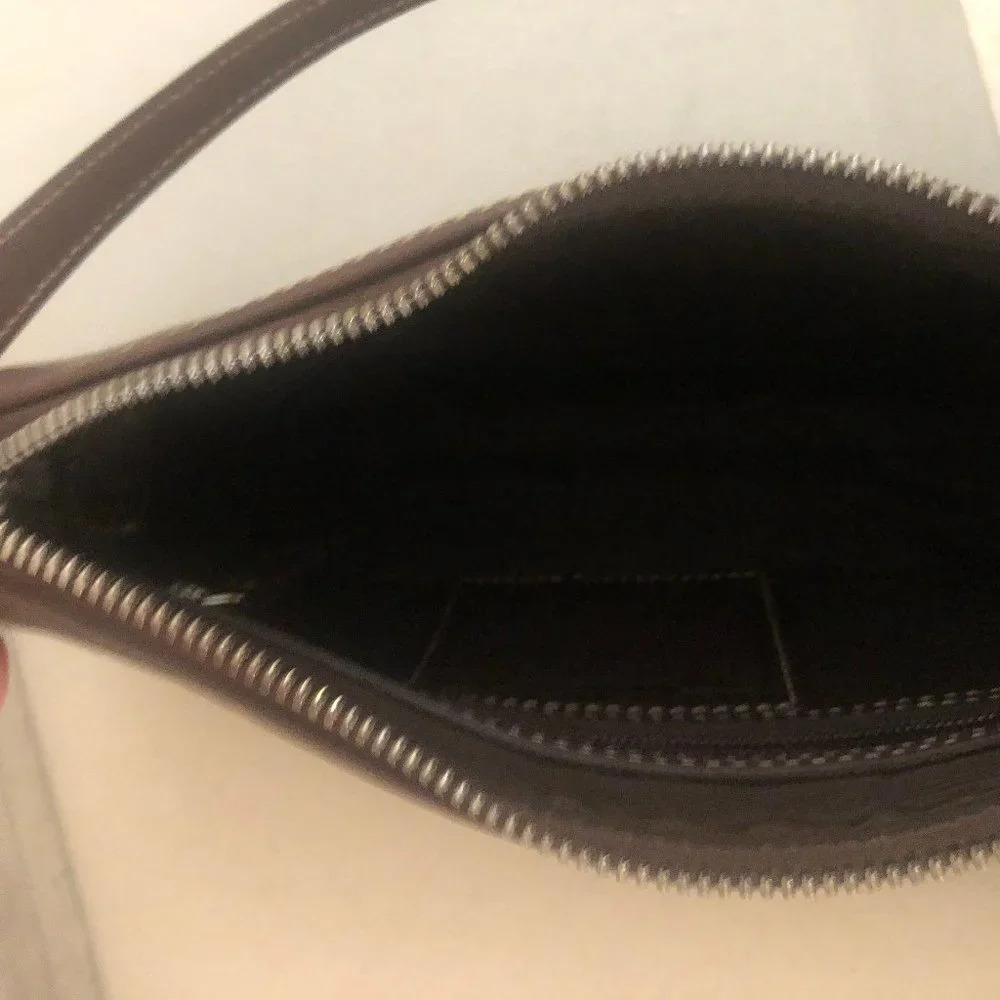 Coach Leather Satchel Shoulder Bag or Wristlet - convertible - Picture 10 of 15